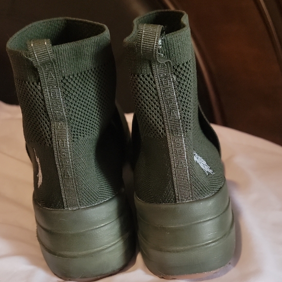 Polo by Ralph Lauren Green Ankle Boots - Picture 8 of 13